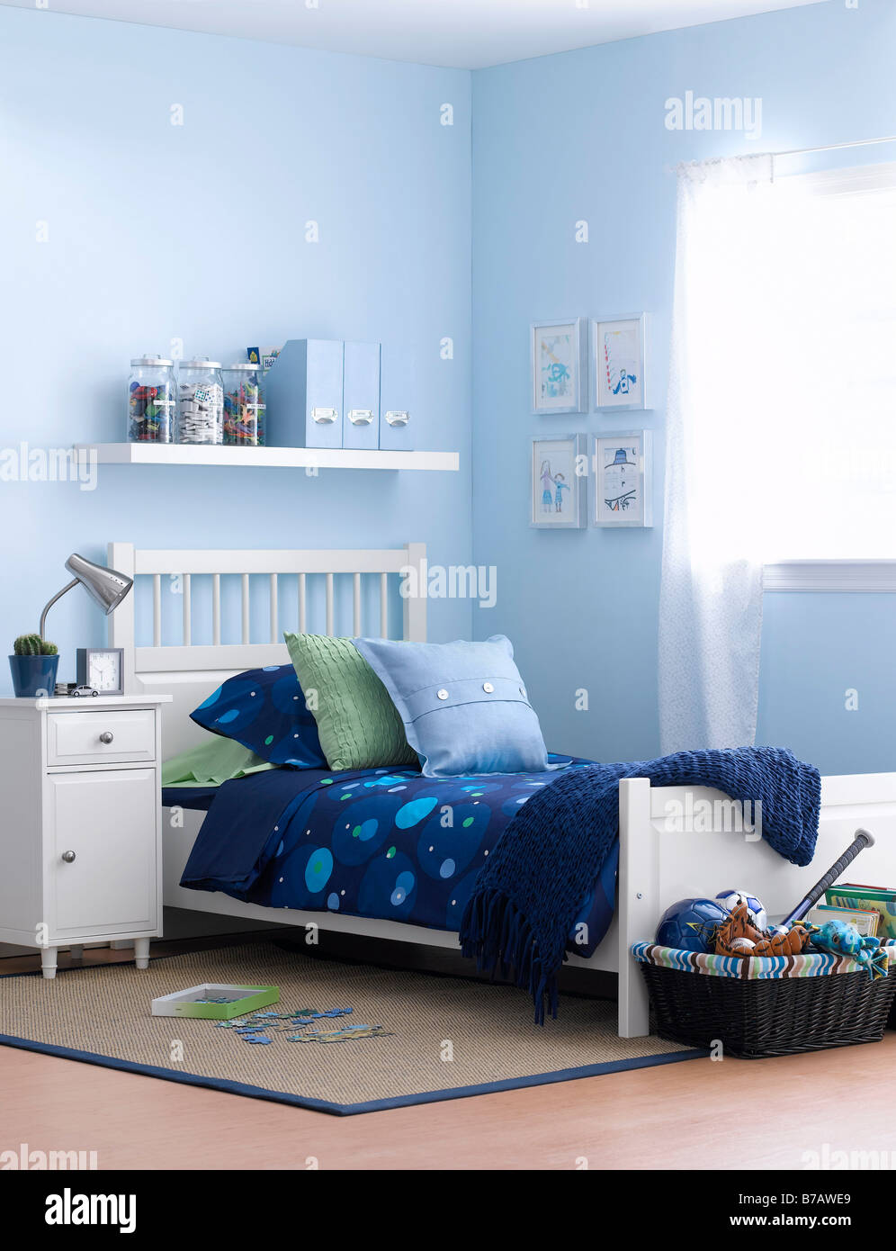 Interior of Bedroom Stock Photo Alamy