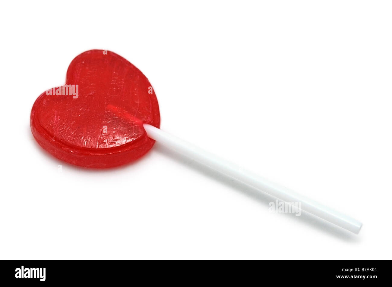 Heart Pop, Lollipop Stock Photo