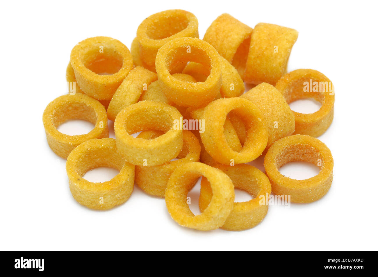 Humpty Dumpty Ring-a-Longs, flavoured corn snacks Stock Photo