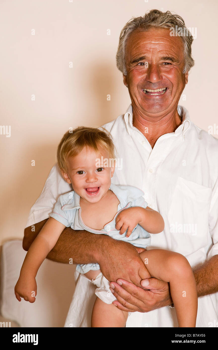 Grandpa father baby hires stock photography and images Alamy