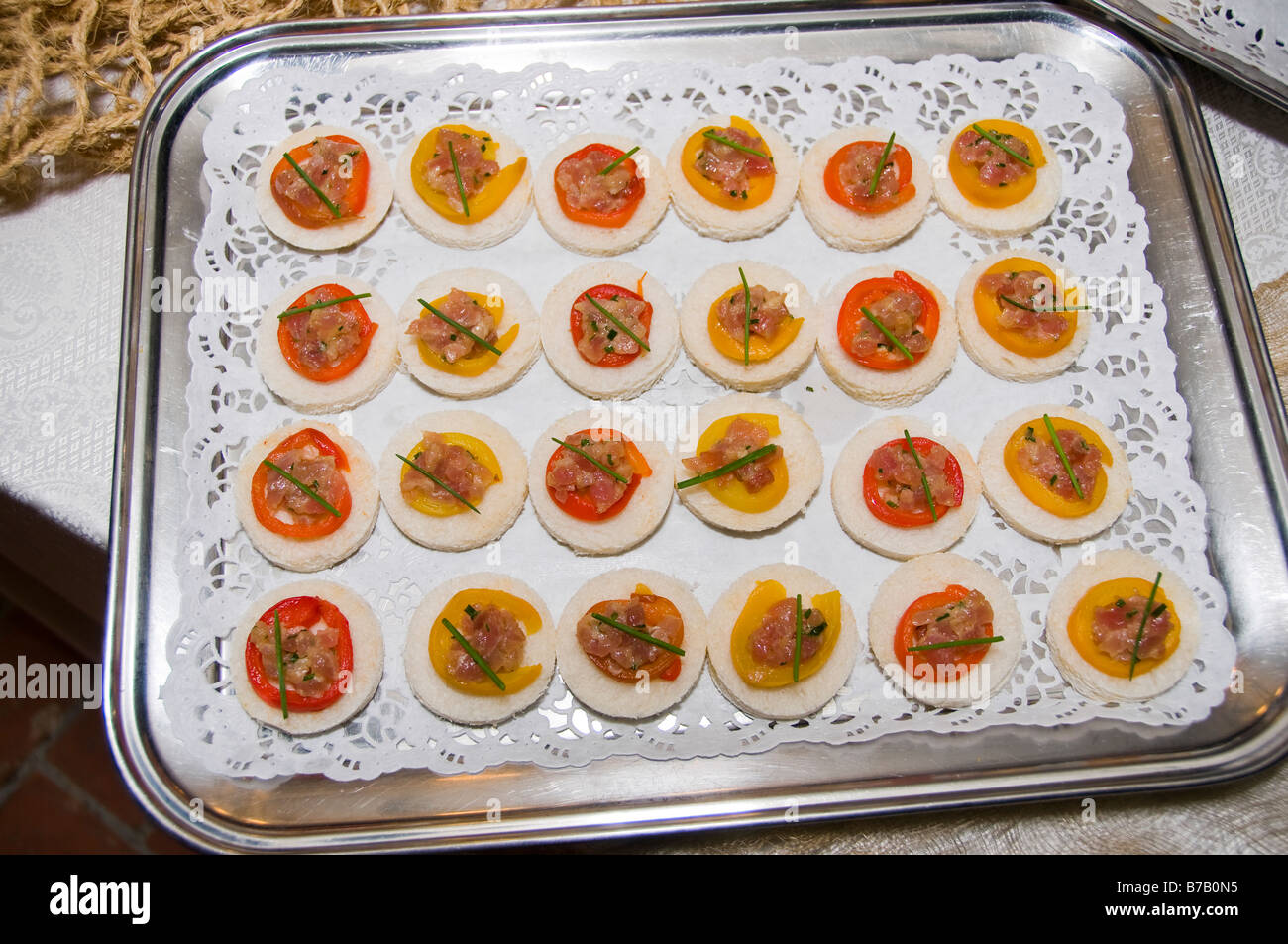 Party appetizers selection Stock Photo - Alamy