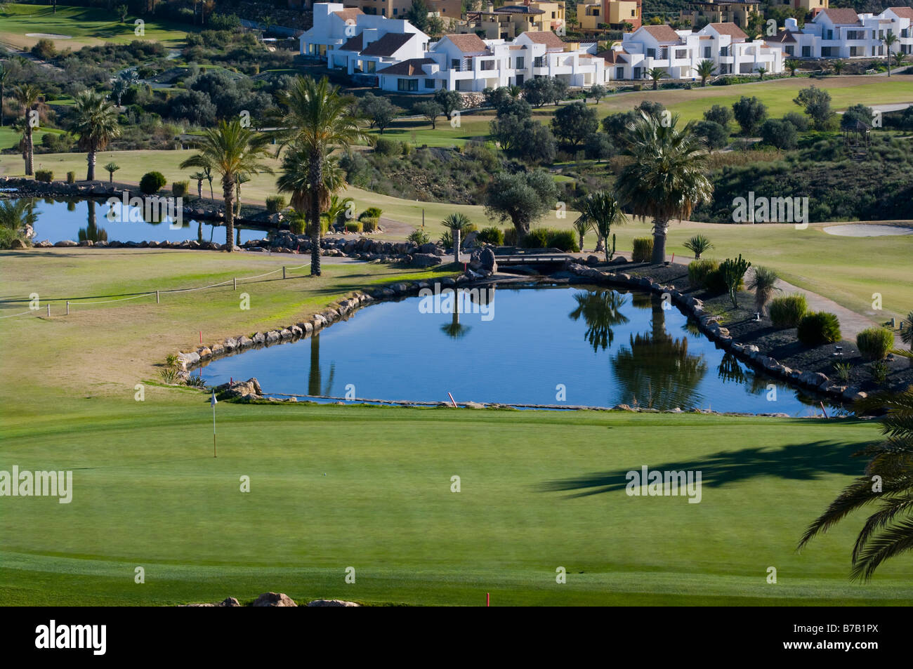 The Valle Del Este Golf Course Vera Almeria Spain Spanish Golf Resorts Courses Stock Photo