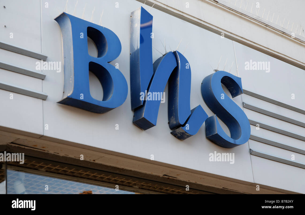 British Home Store High street shops and shopping January 2009 Stock