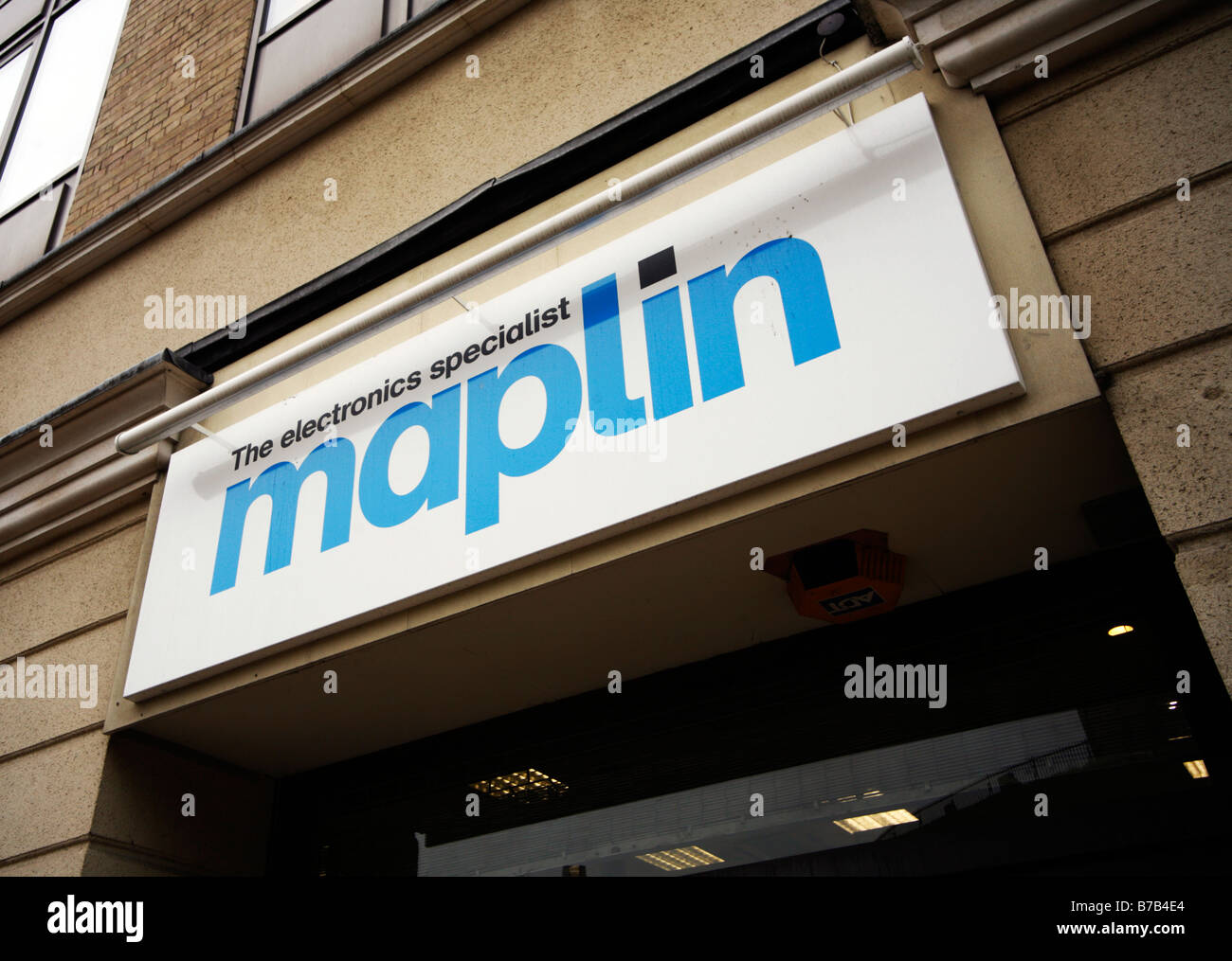 Maplin Electronics Sign Stock Photo Alamy