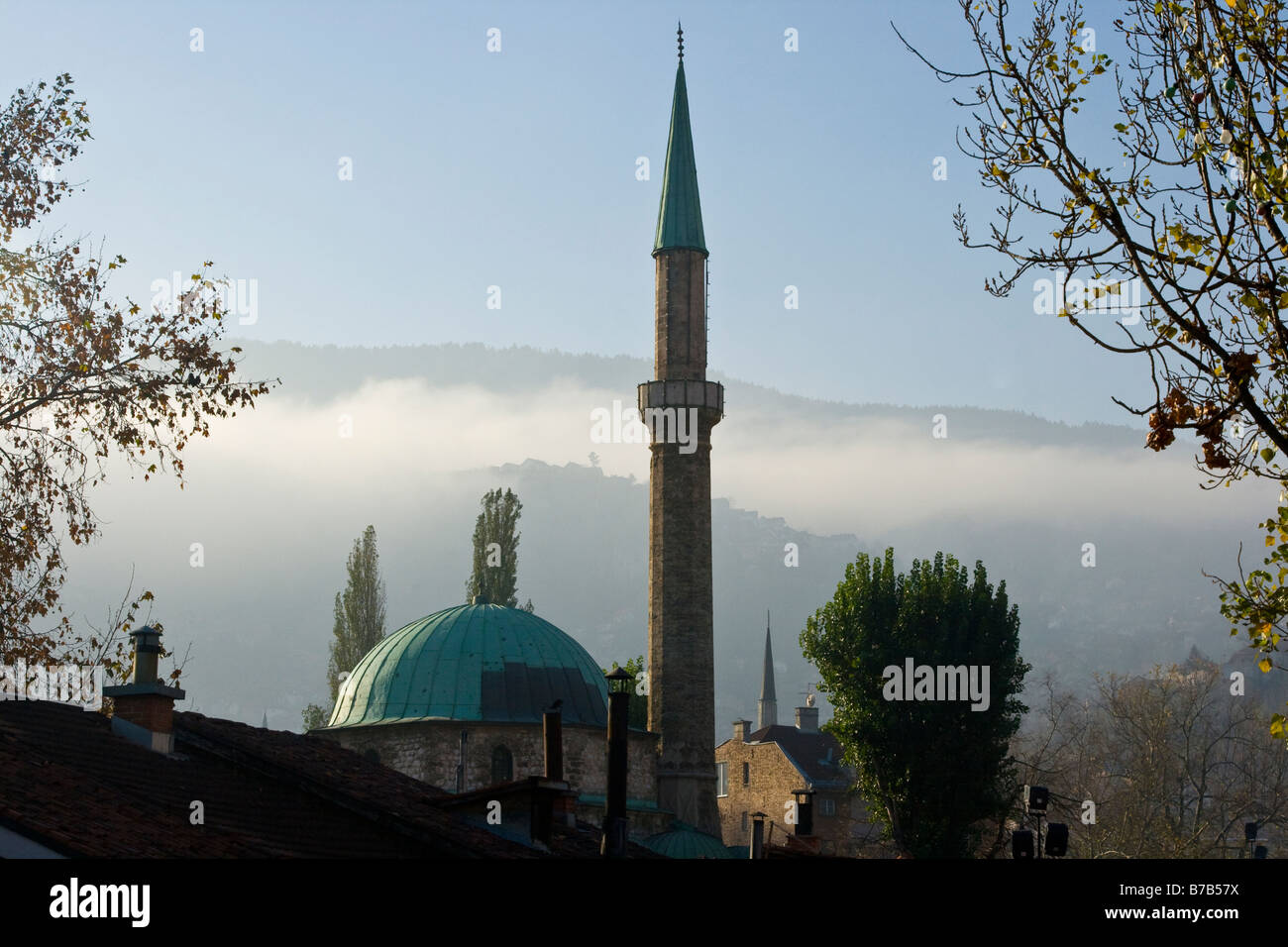 Havadze Durak Mosque in Sarajevo Bosnia Stock Photo