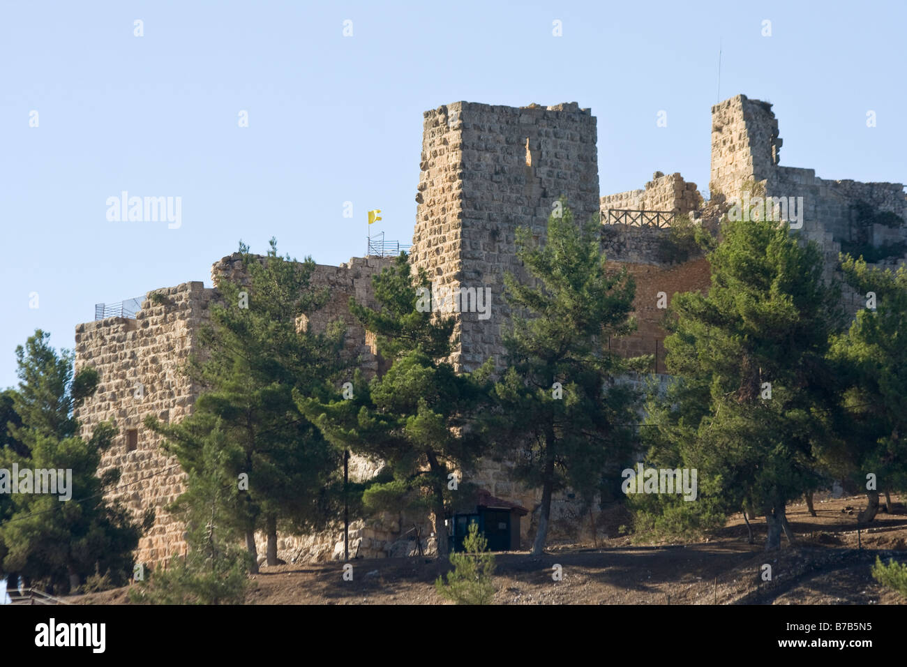 Jordan Castle Ajloun Castle in Jordan Stock Photo - Alamy