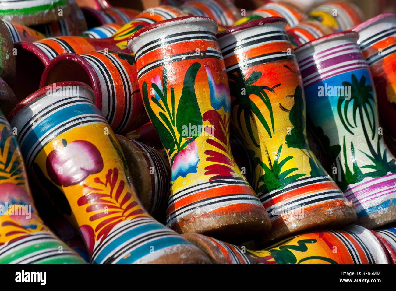 Souvenir Drums in Taroudannt Morocco Stock Photo