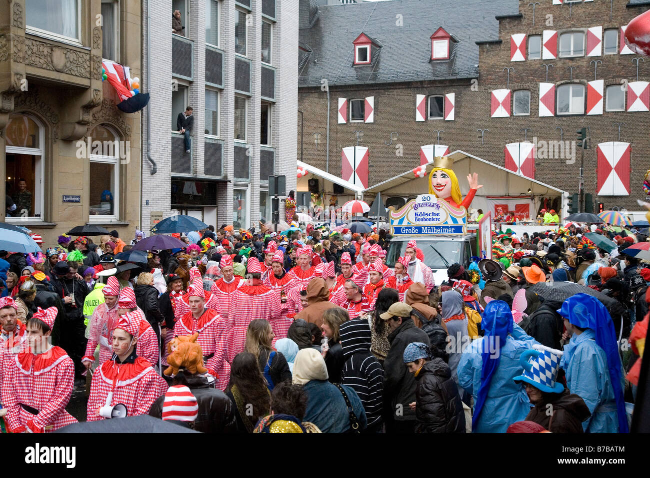 Carnival parade in Cologne, Köln Germany Stock Photo