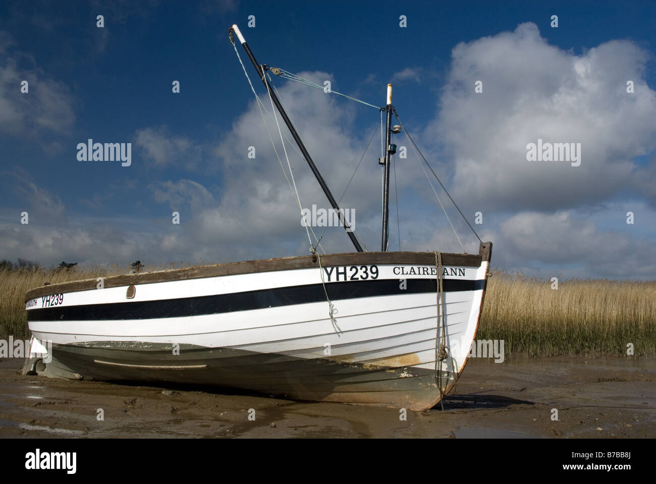 Fishing boat Norfolk Stock Photo - Alamy
