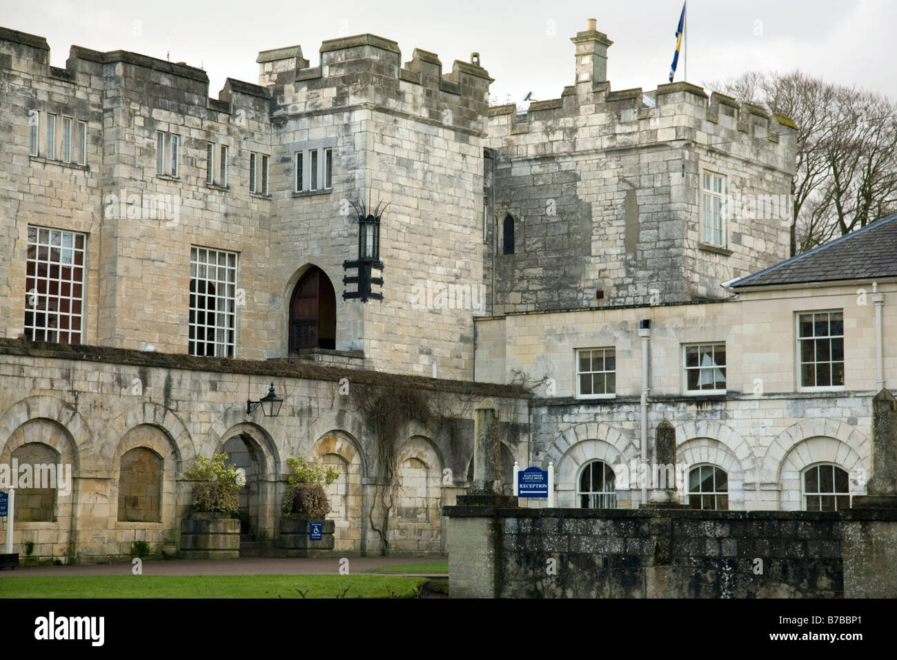 hazlewood castle hotel, located between Tadcaster and Aberford in Yorkshire,England Stock Photo