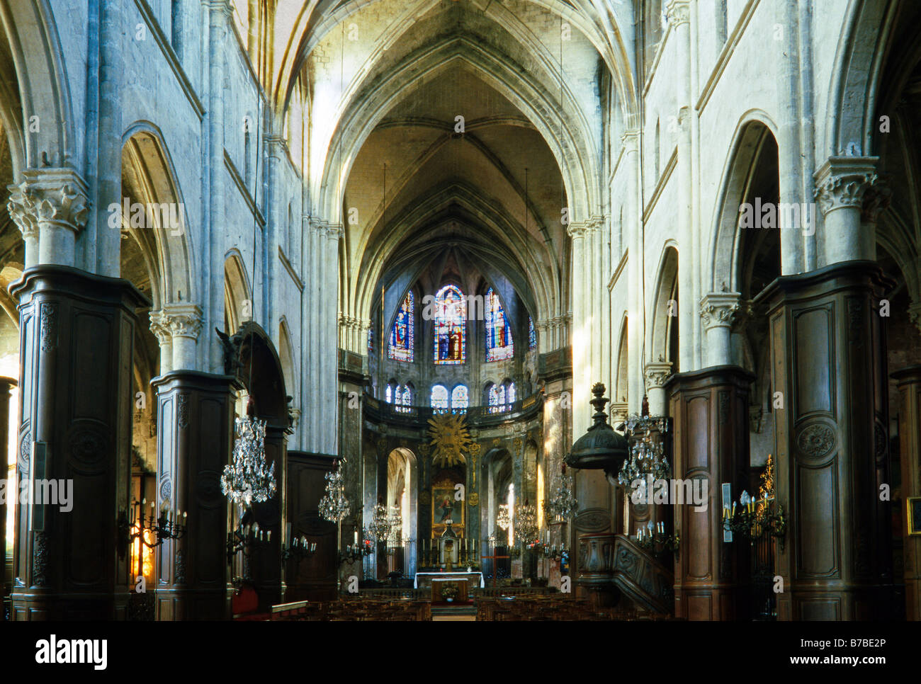 SAINT JACQUES CHURCH COMPIEGNE OISE PICARDY FRANCE Stock Photo - Alamy