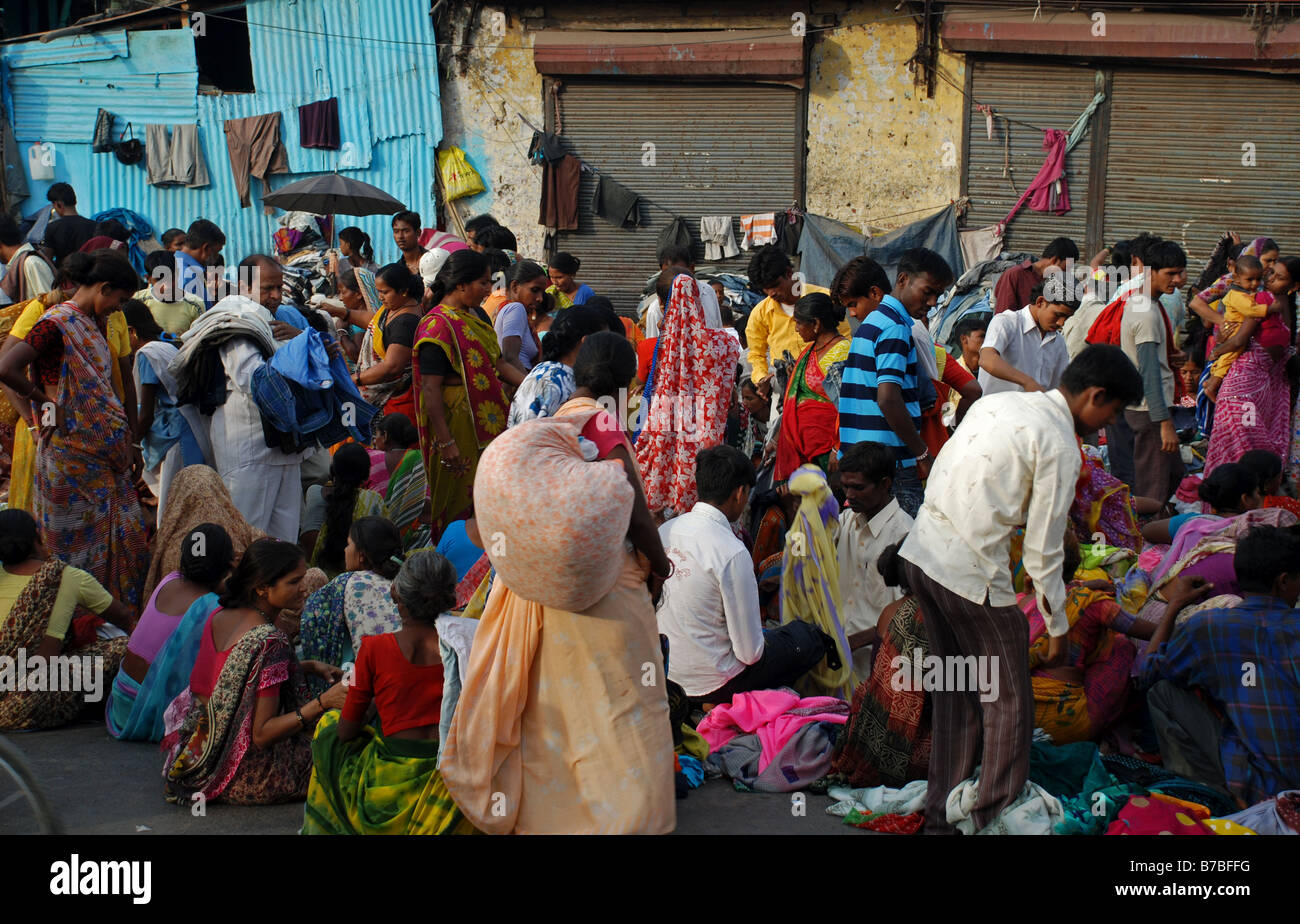 Market scene in Ahmedabad, India Stock Photo Alamy