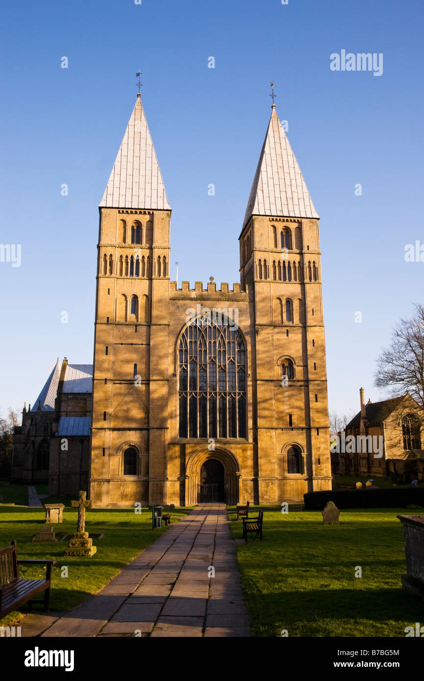 Southwell Minster Parish church of the Virgin Mary, Southwell, Nottinghamshire, England Stock Photo