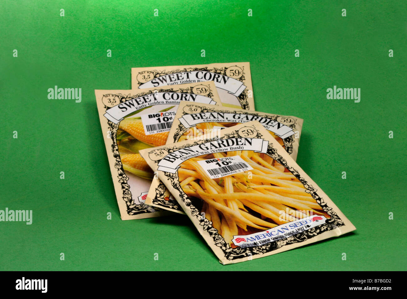 Seed packet packets envelopes package packages beens green hires stock