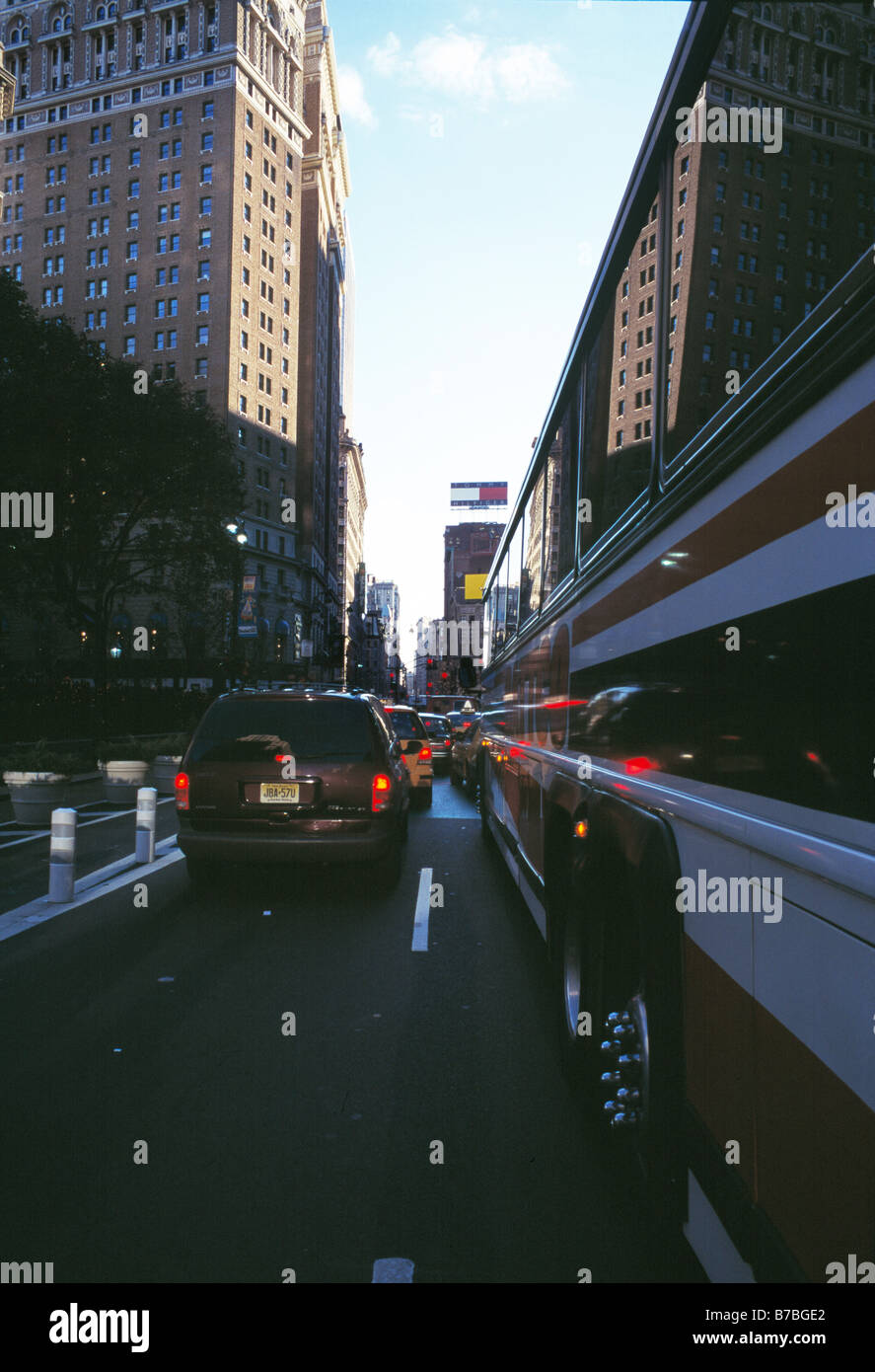 City traffic jam in New York City, America Stock Photo Alamy