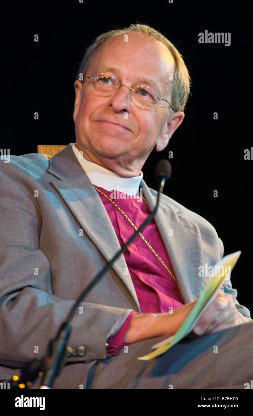 Rt Rev V Gene Robinson Bishop of New Hampshire USA first openly gay Bishop of the Anglican Church pictured at Hay Festival 2008 Stock Photo