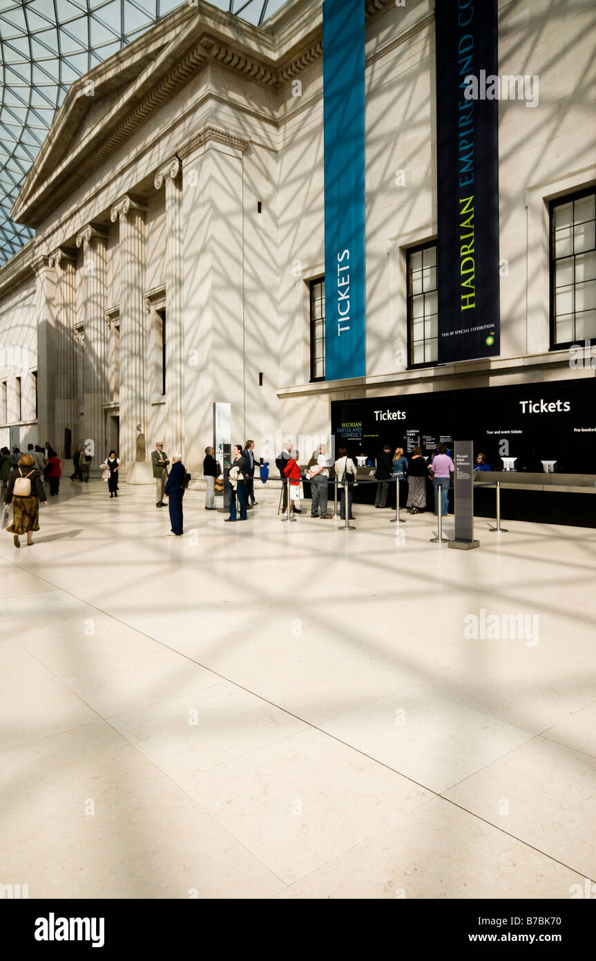 The Great Court, British Museum, London, UK Stock Photo