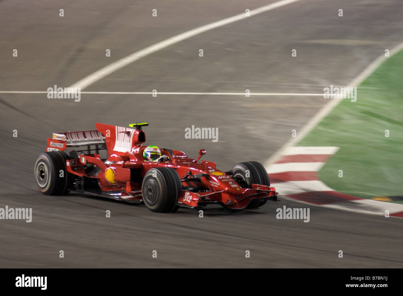 Felipe Massa Scuderia Ferrari Singapore F1 Stock Photo - Alamy