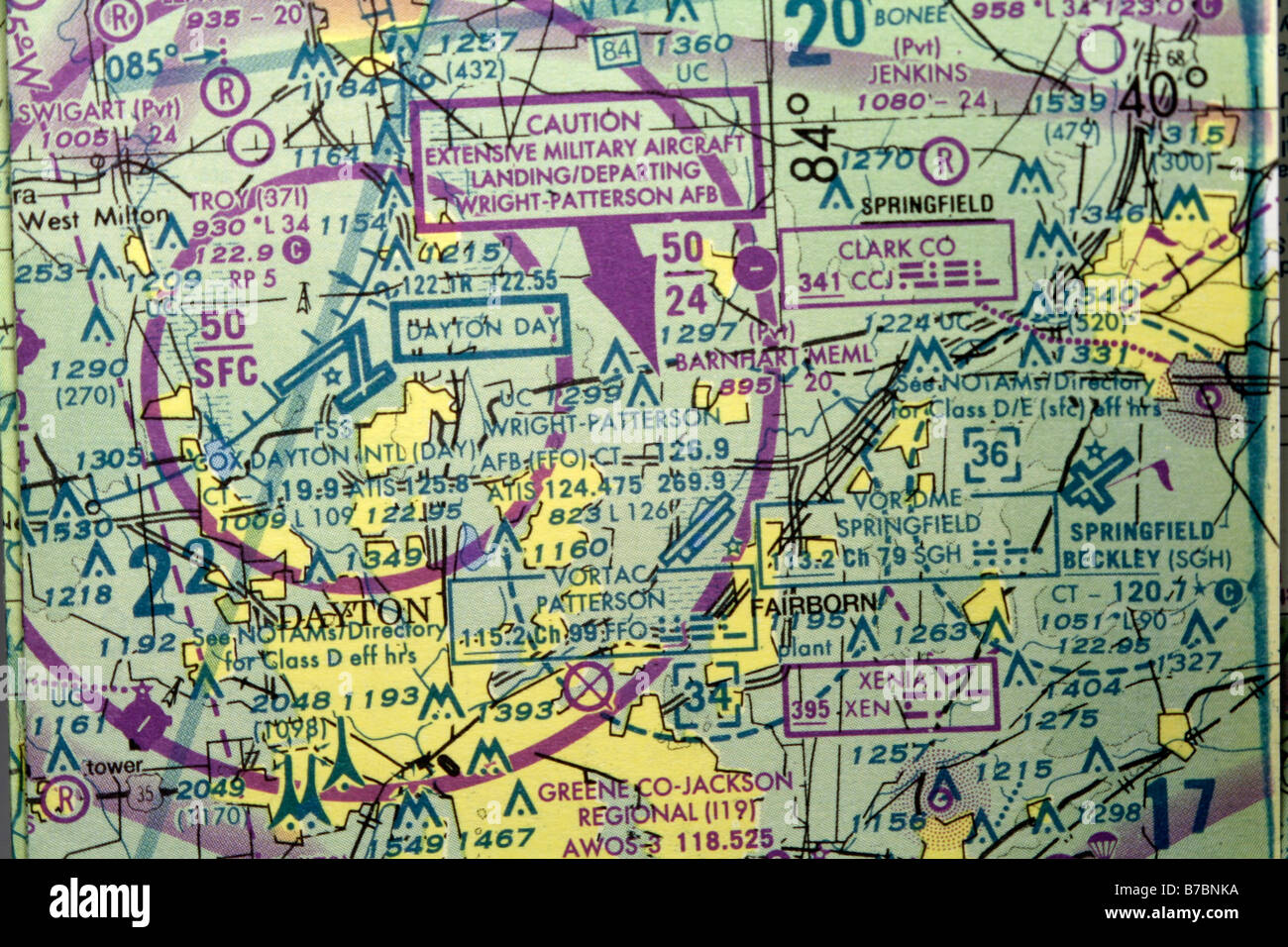 Aviation Sectional Charts For Sale