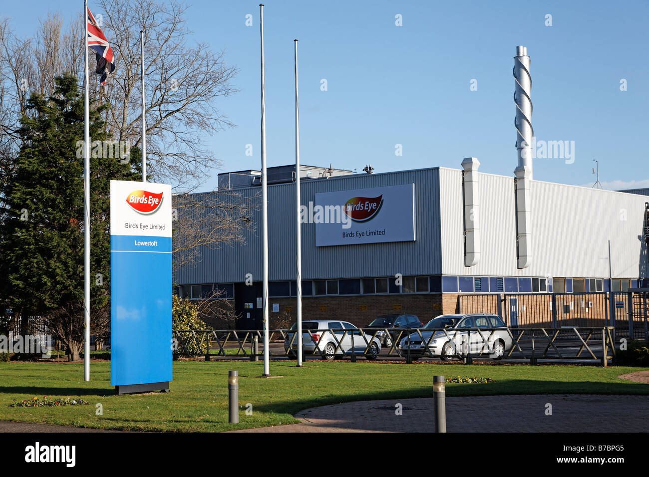 Birds Eye food factory Lowestoft Suffolk England Stock Photo Alamy
