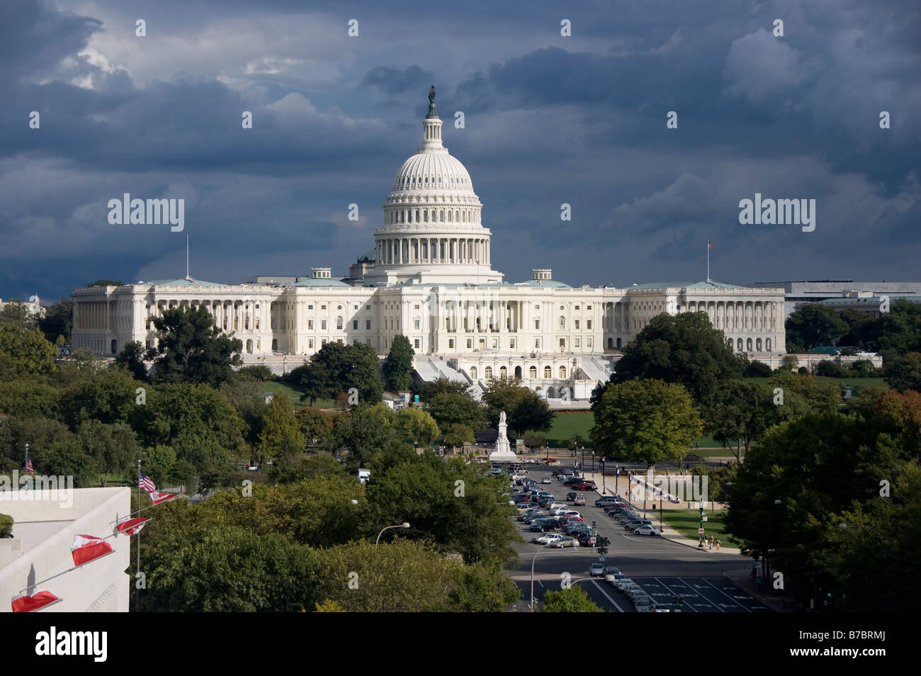 U.S. Capitol on a stormy day Stock Photo - Alamy