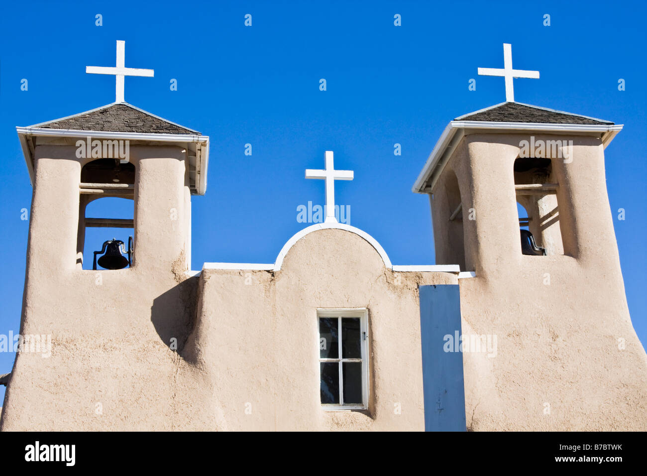 Church in Taos Stock Photo Alamy