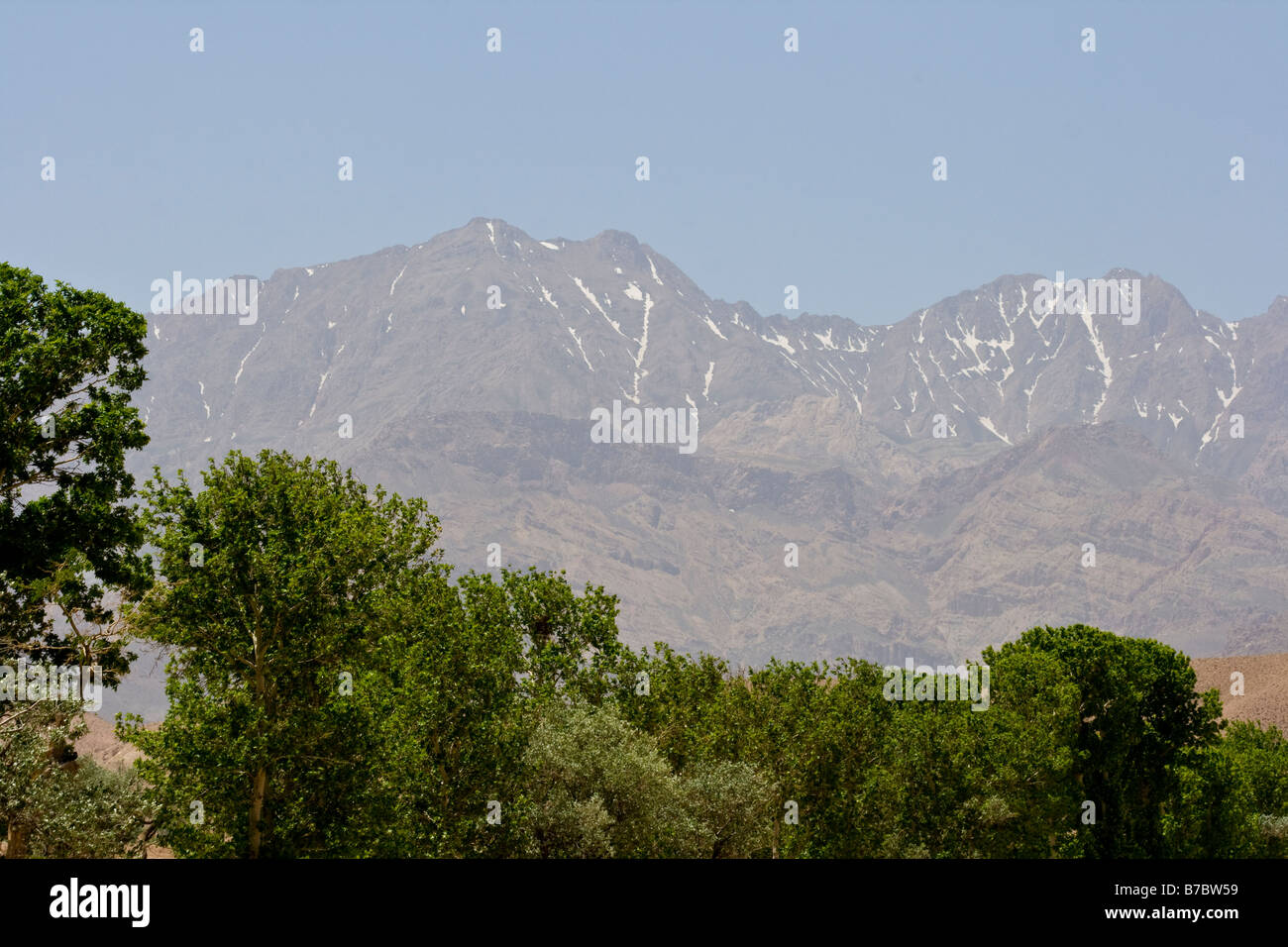 Joopar Mountains in Iran Stock Photo