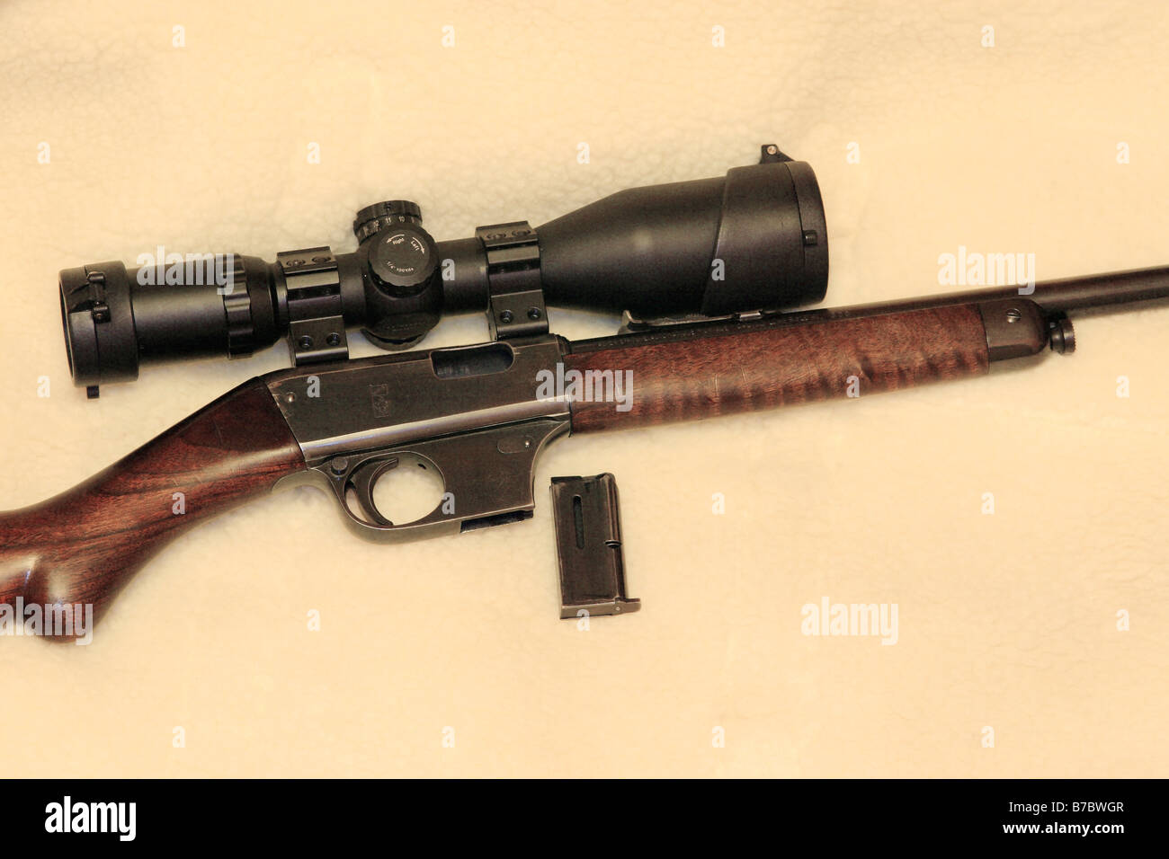 French Unique X51 BIS, .22 Rimfire Rifle. Stock Photo