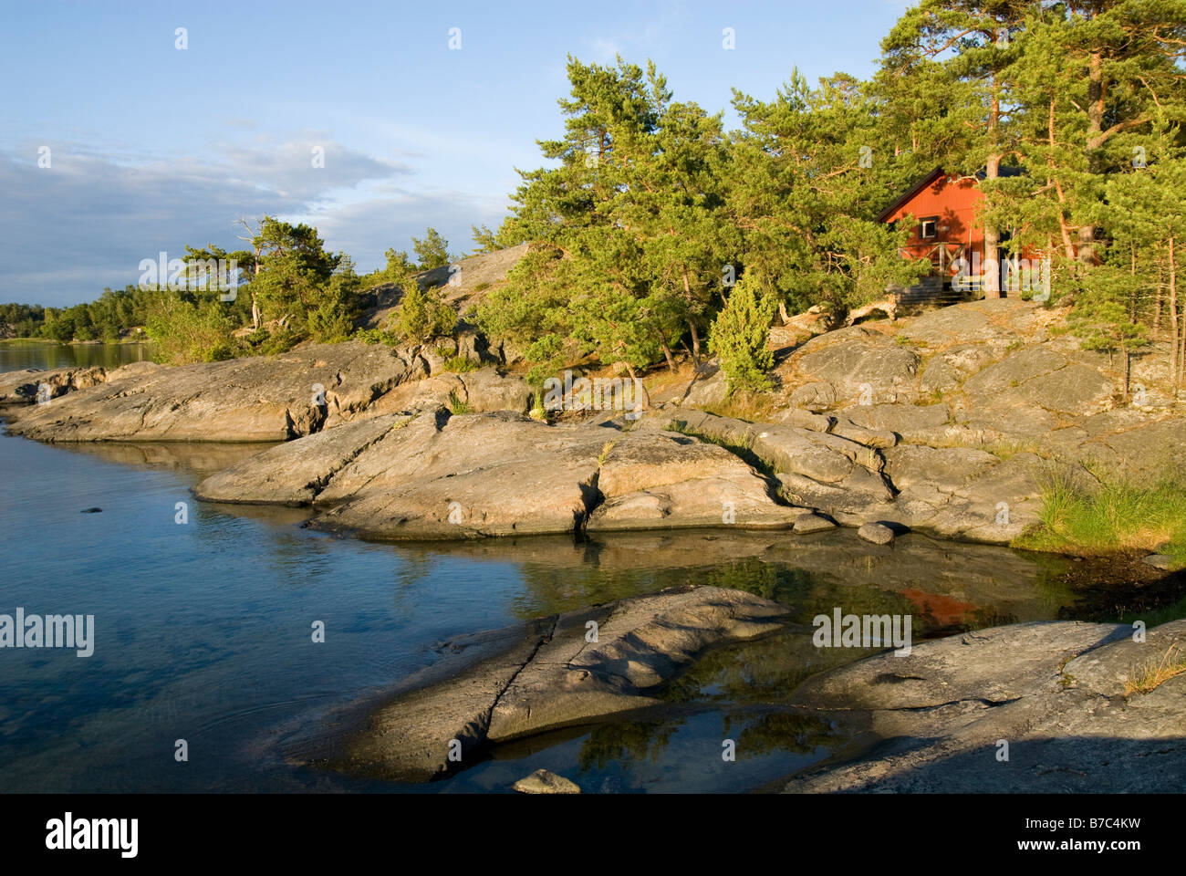 Summer house in archipelago of Stockholm Stock Photo Alamy