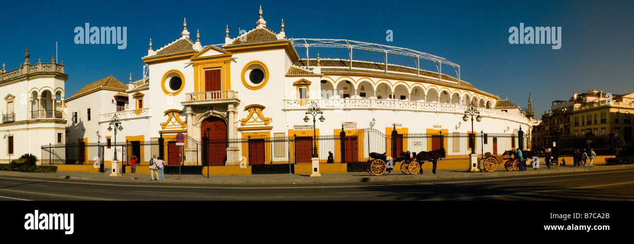 Maestranza Bullring, Seville, Spain Stock Photo - Alamy