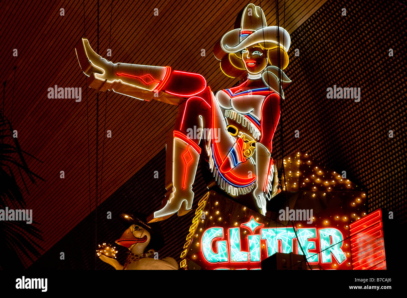 Glitter gulch casino neon sign hires stock photography and images Alamy