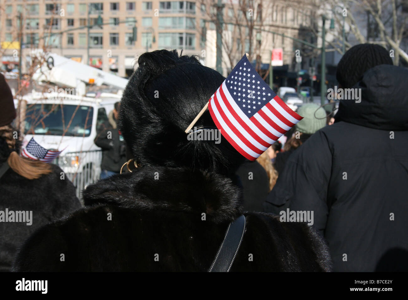 Obama Inauguration Crowd Flag Hi-res Stock Photography And Images - Alamy