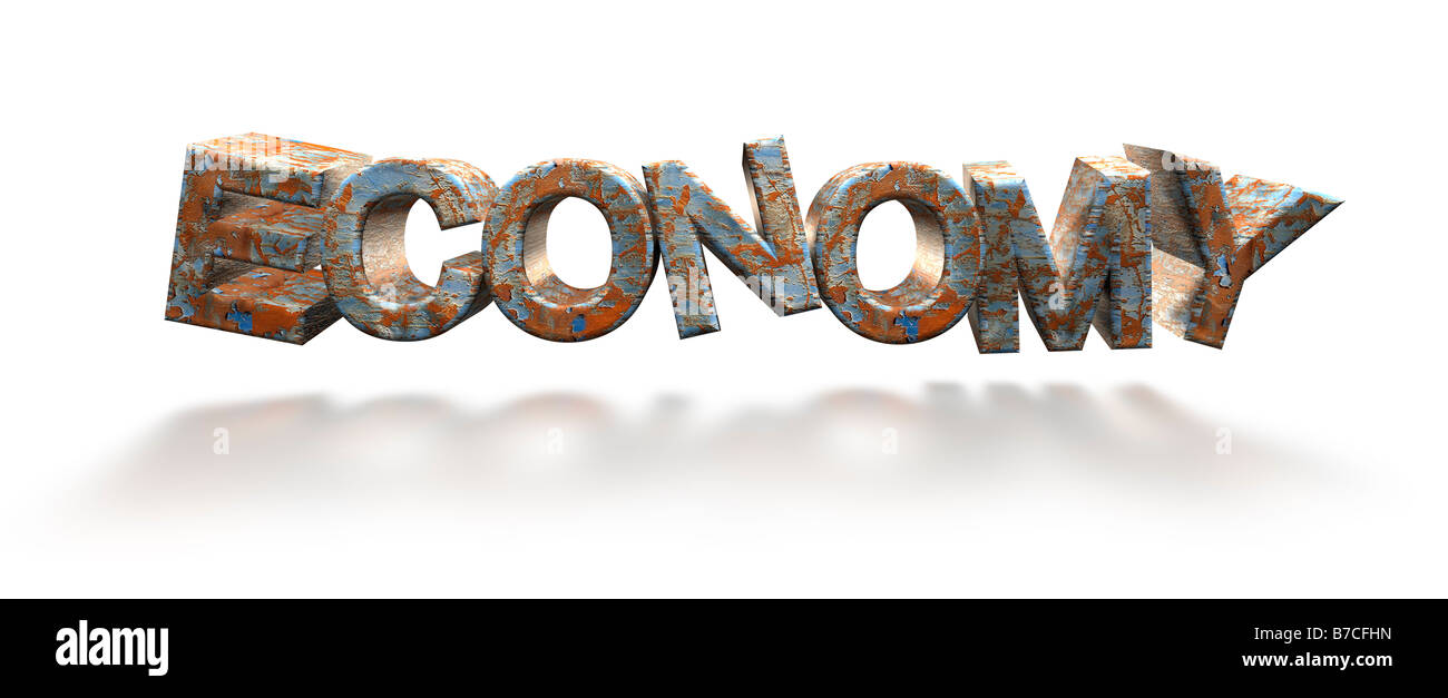 Economy concept - 3d cgi render Stock Photo
