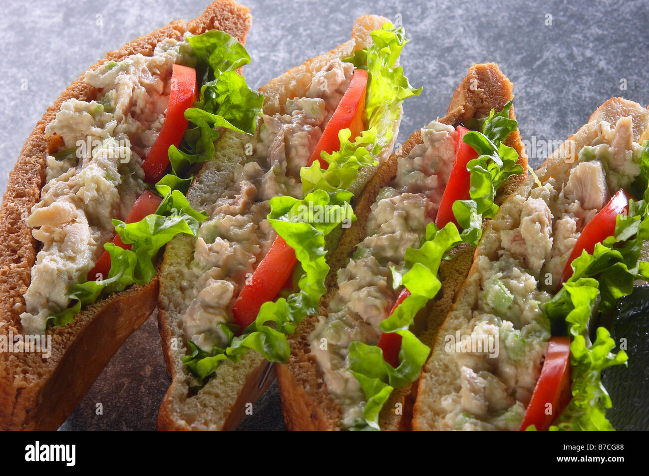 Pita Sandwiches Stock Photo