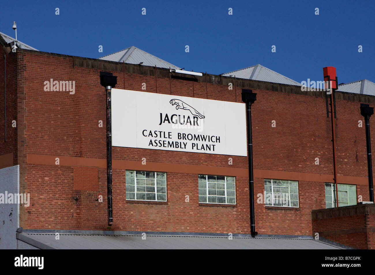 Jaguar cars Castle Bromwich Assembly Plant January 2009 Stock Photo Alamy