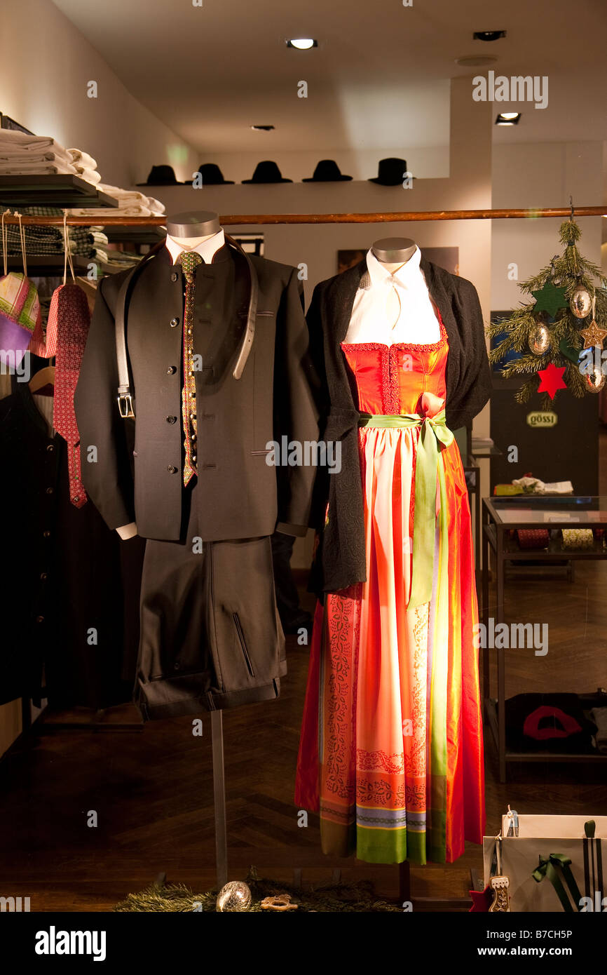 Munich Germany clothing store window display Stock Photo Alamy