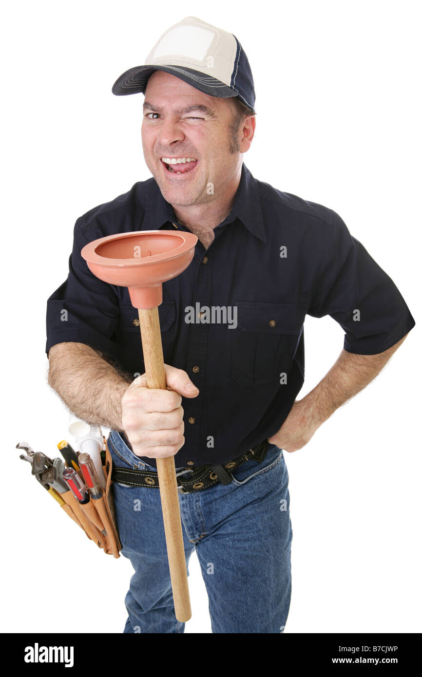 Plunger man hi-res stock photography and images - Alamy