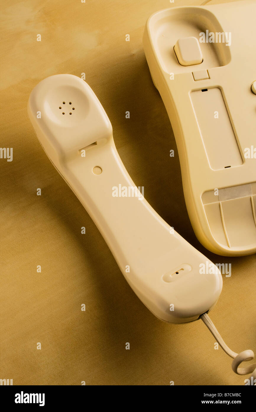 Phone off the hook Stock Photo Alamy