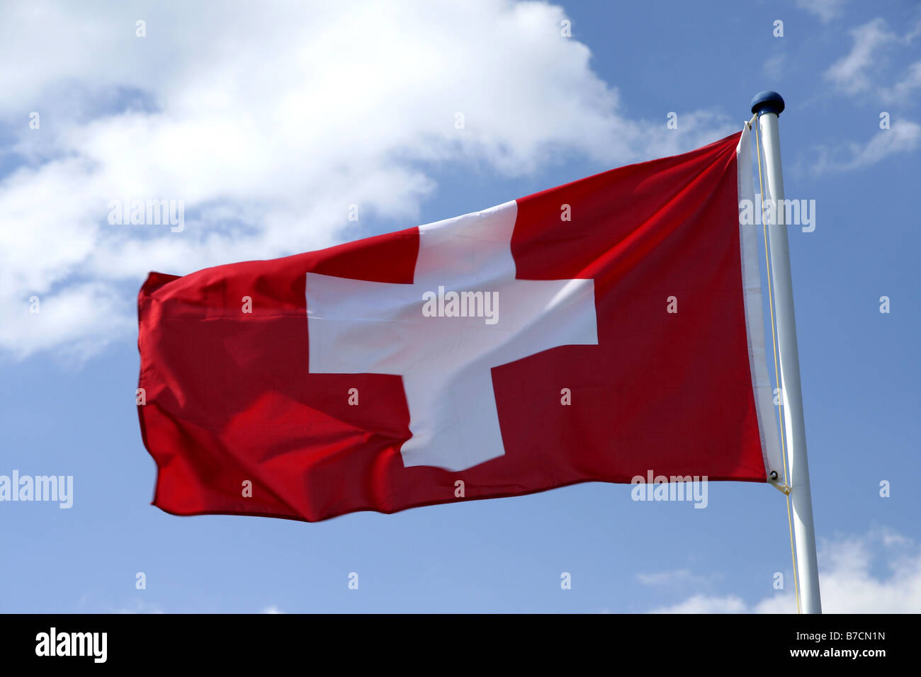 flag of Switzerland, Switzerland Stock Photo