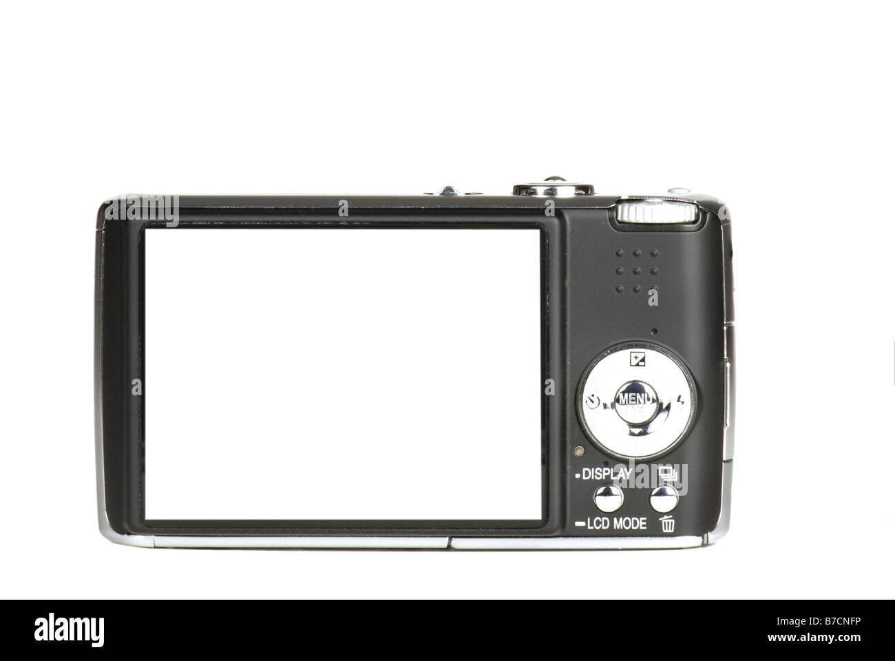 digital camera with display as blank space Stock Photo Alamy