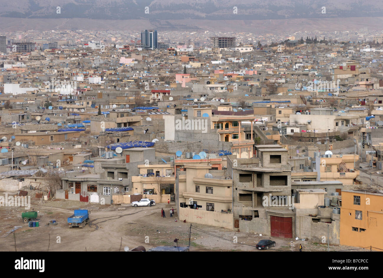 city view of Sulaymaniyah, Iraq, Iraqi Kurdistan, Sulaymaniyah Stock Photo