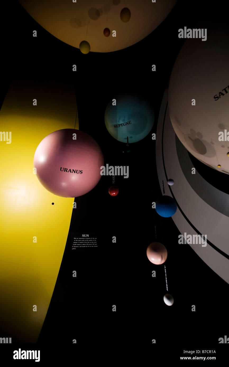 Model of the Solar System Stock Photo