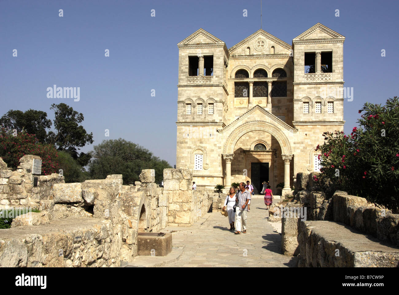Catholic Church on Mt. Tabor, Galilee, Israel Stock Photo Alamy