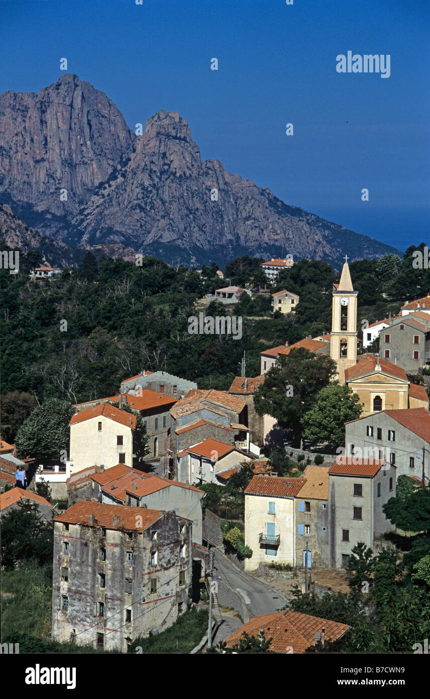 Village Of Evisa, Near Spelunca Gorge, Corsica, France Stock Photo - Alamy