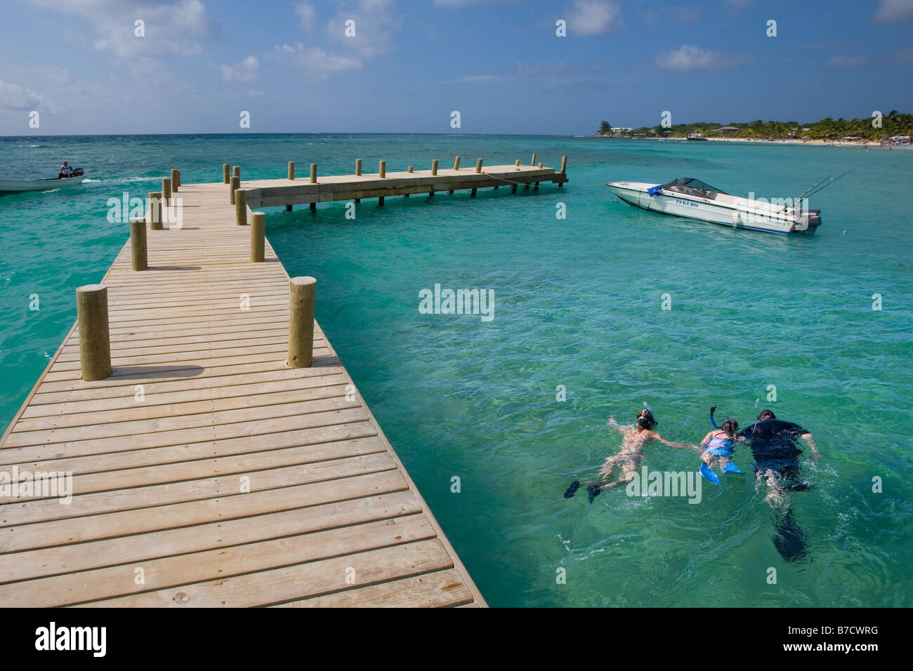 West Bay Bay Island Honduras Carribean Ocean Stock Photo Alamy