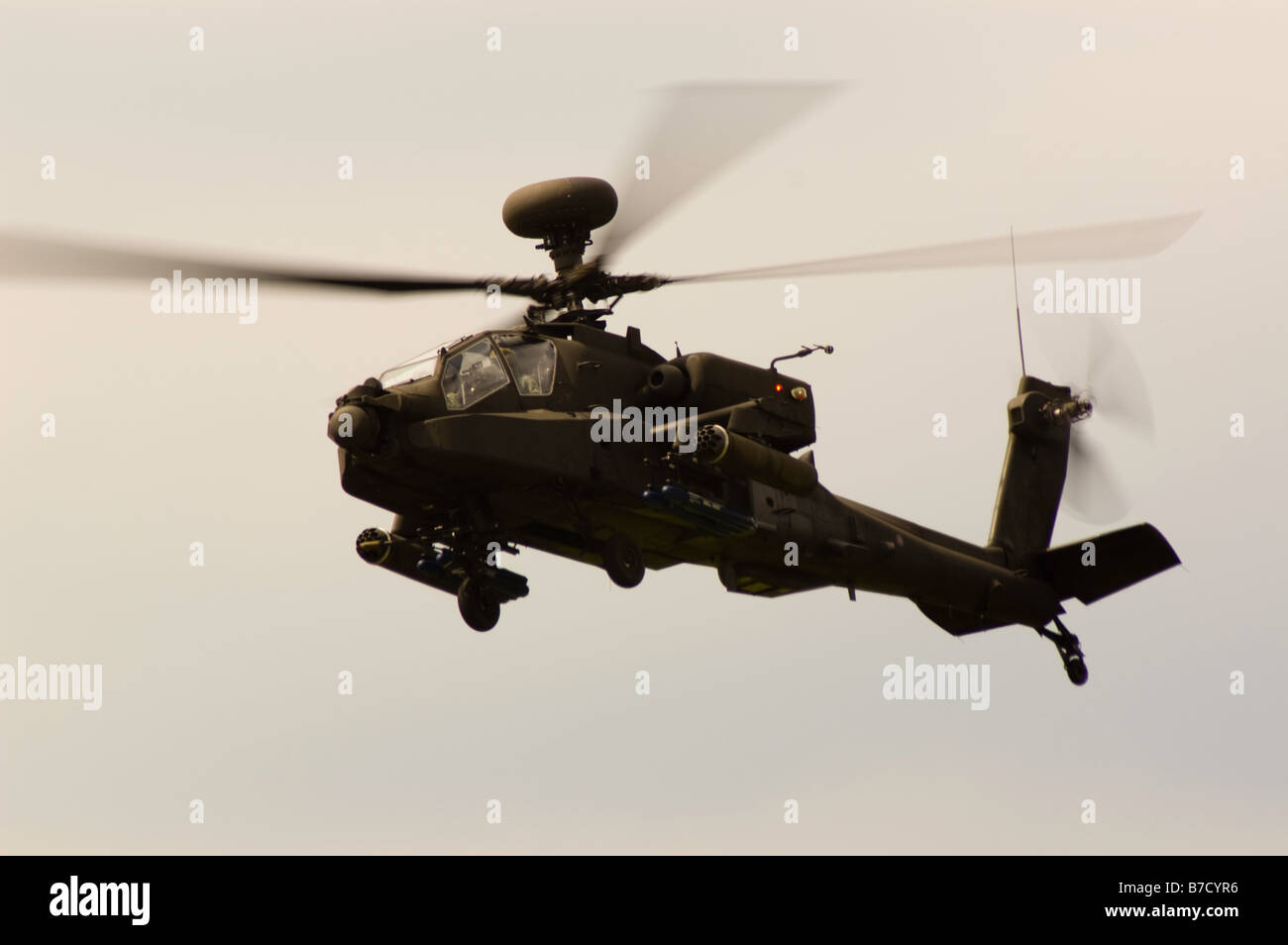 Apache AH1 Attack Helicopter at Biggin Hill Airshow, England, 2008 Stock Photo