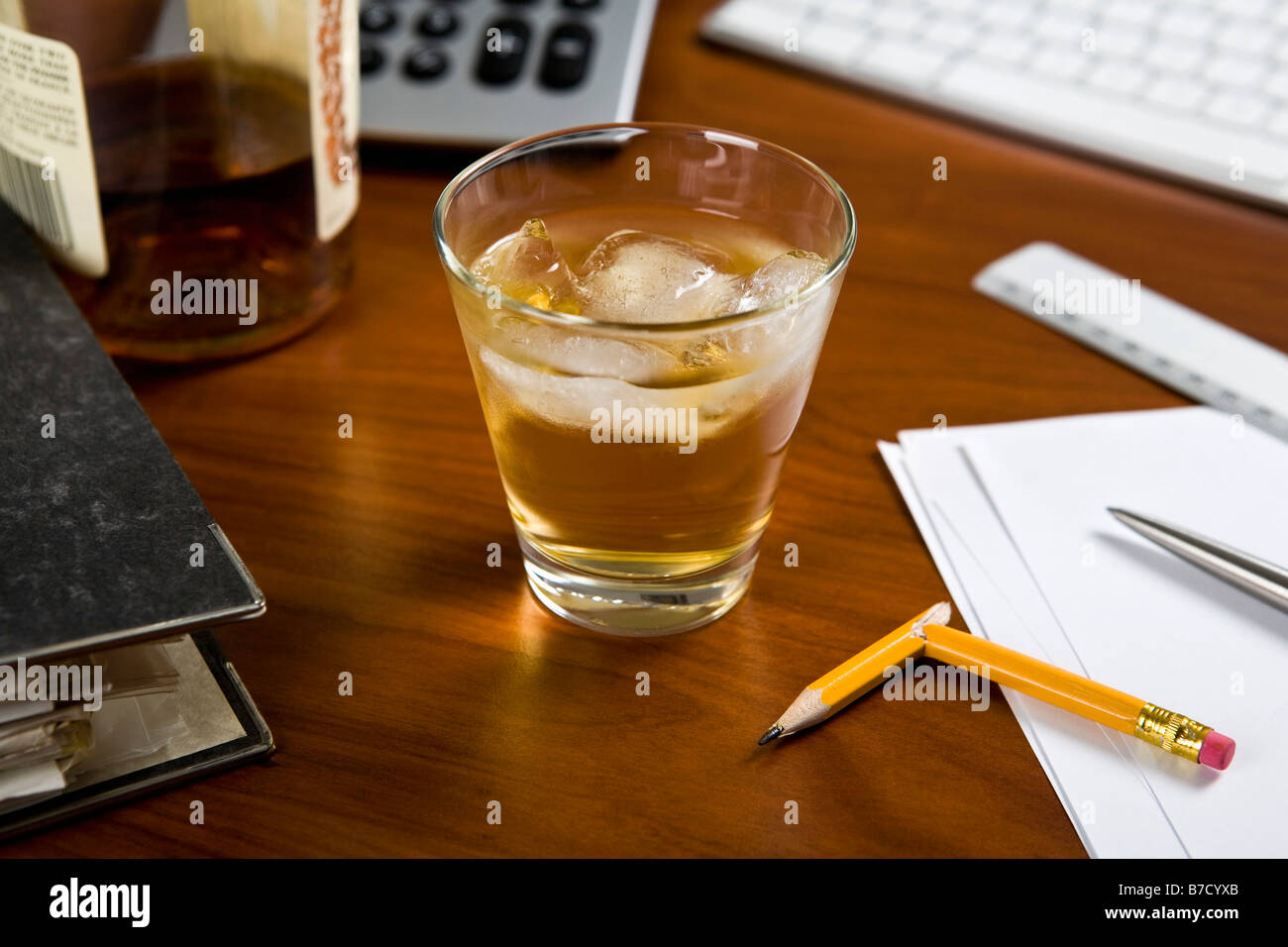 Broken glass drink whiskey hi-res stock photography and images - Alamy