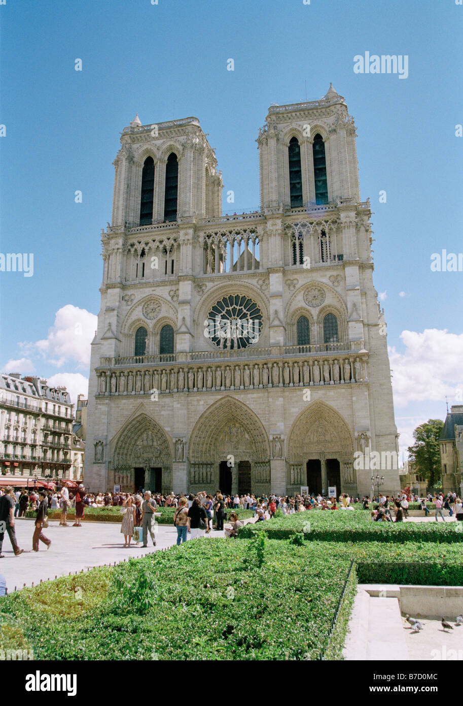 Notre Dame Cathedral, Paris Stock Photo