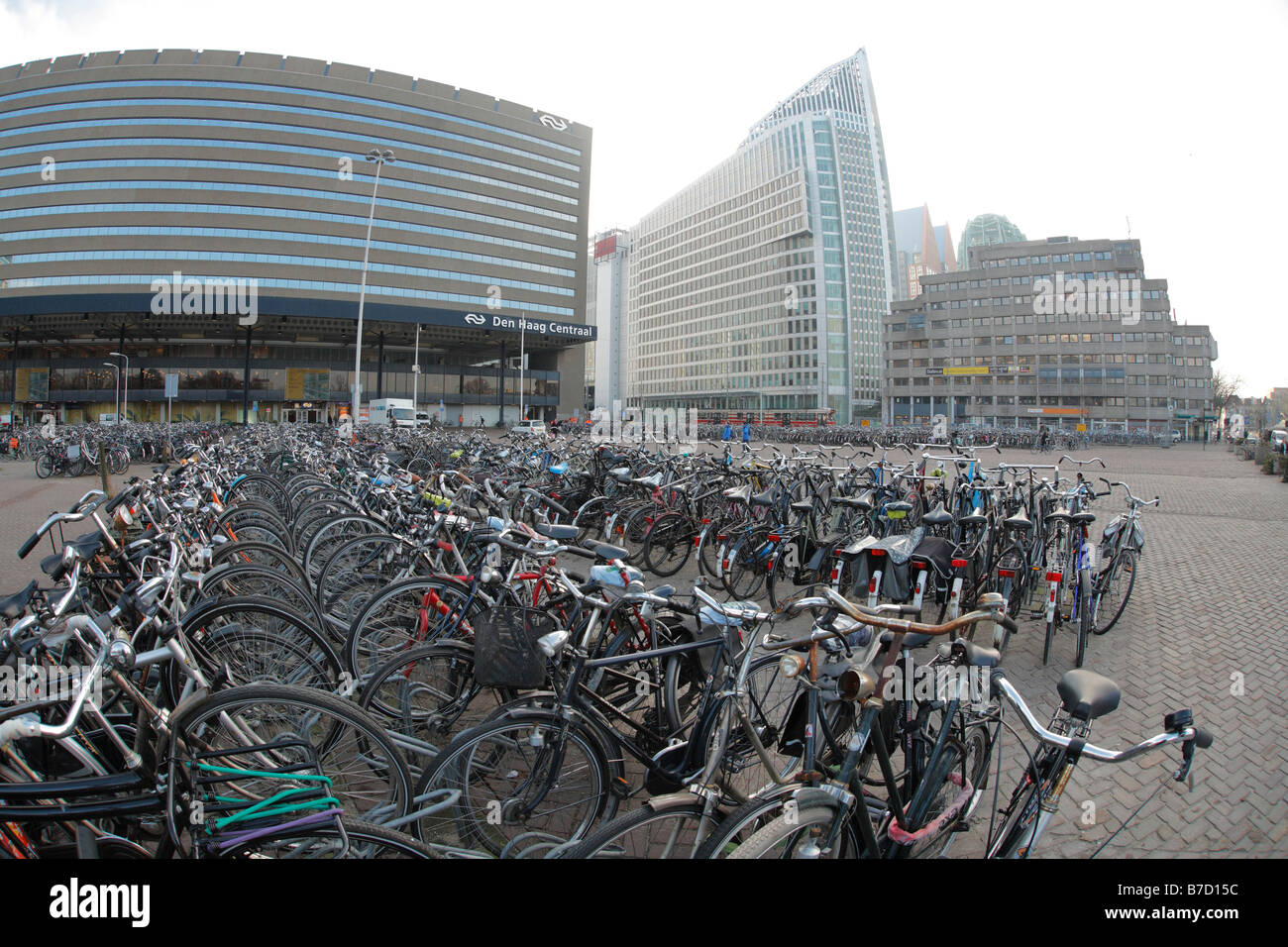 Bicycle parking central train station hi-res stock photography and images -  Alamy