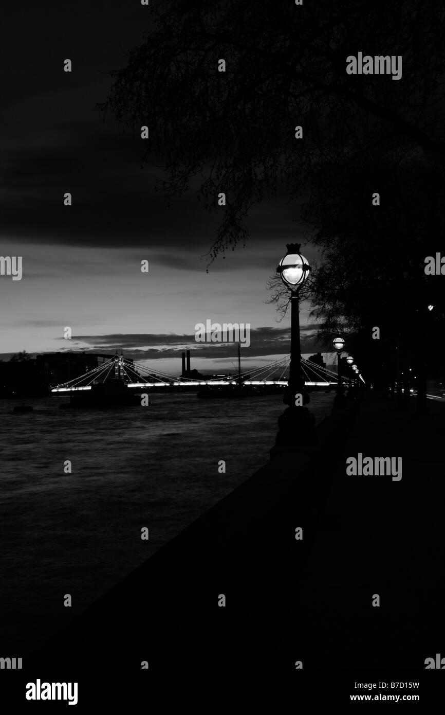 Chelsea river view Black and White Stock Photos & Images - Alamy